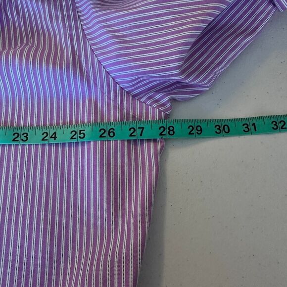 Daniel Cremieux Classics Tailored Fit Button Down Shirt Size XL Striped Career - Picture 9 of 9